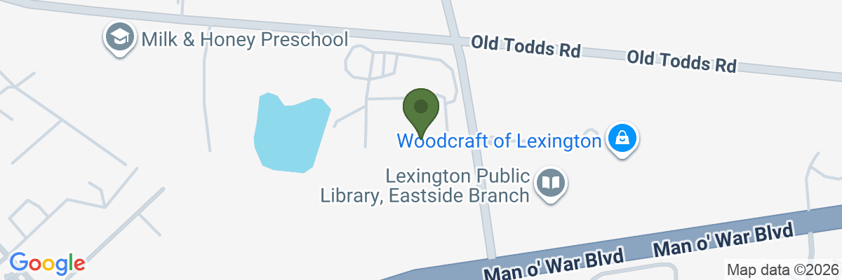 Map showing facility locations