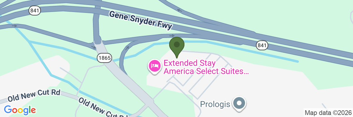 Map showing facility locations