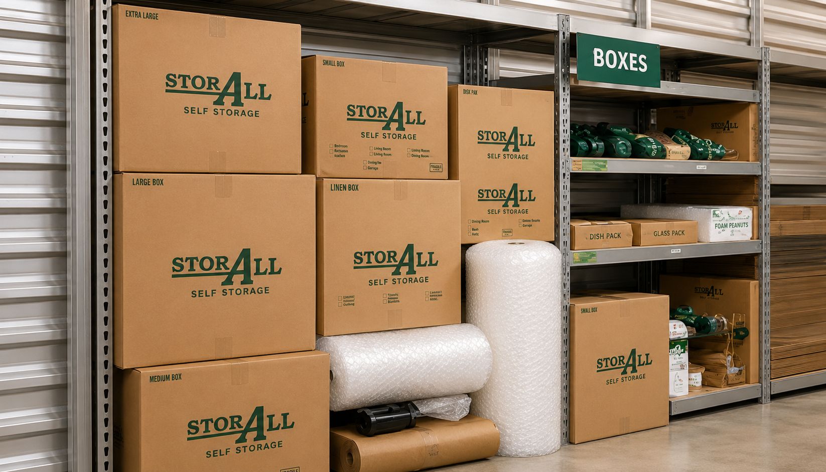 Stor-All packing supplies